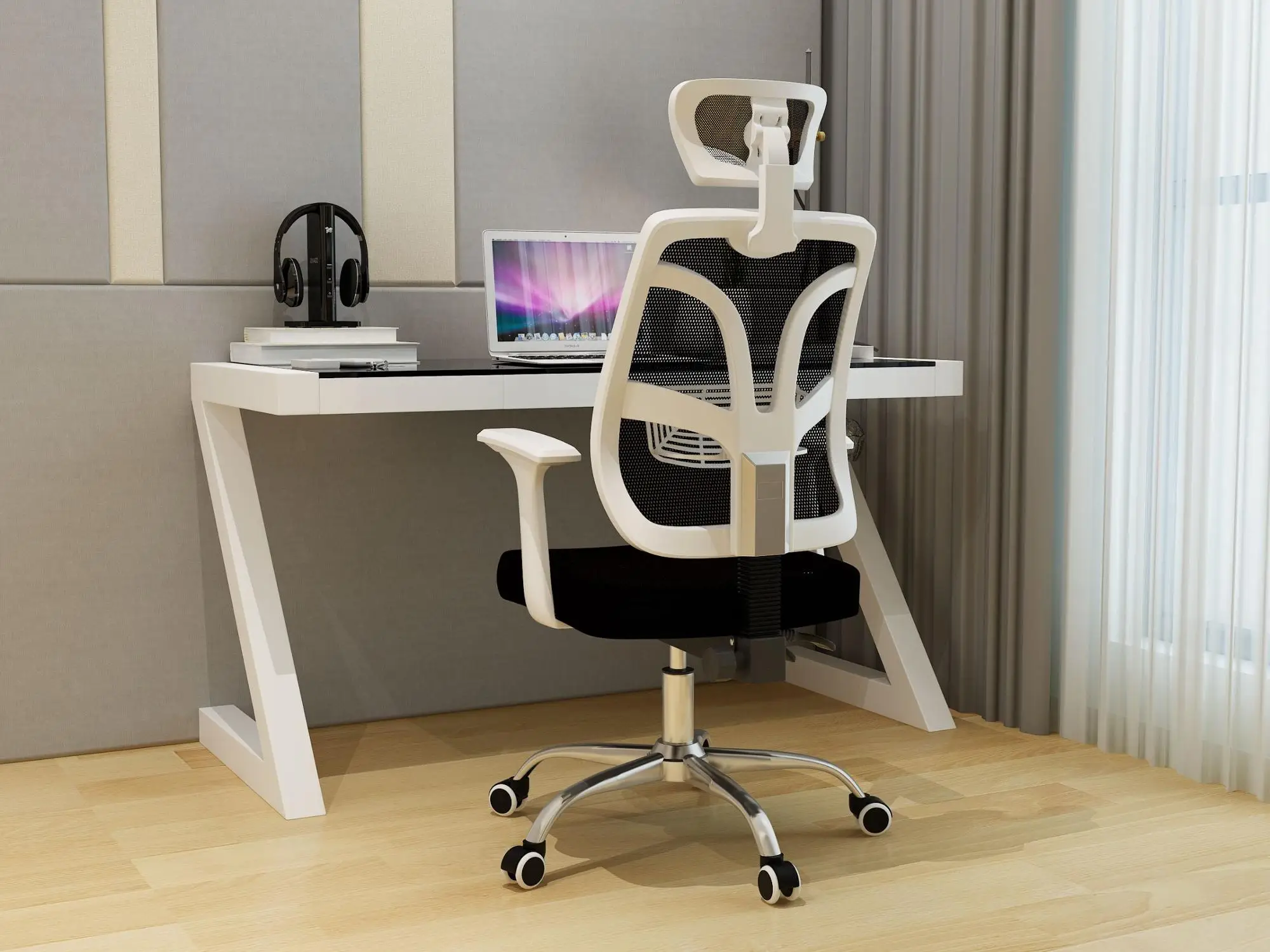 Commercial Furniture Genneral Use High-tech Office Chairs Adjustable ...