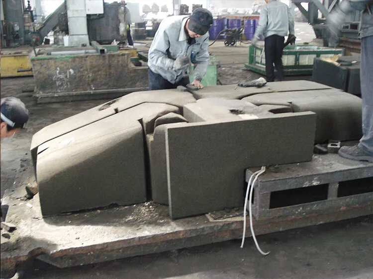 Densen Customized Super Large Cast Iron Sand Casting Products,Large Casting Parts Or Sand
