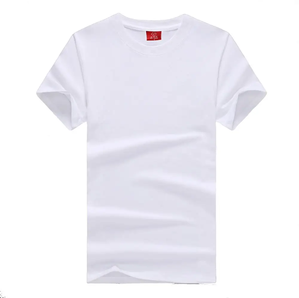 

100% Cotton oem logo custom election campaign 140gsm 160gsm plain white cotton t shirt