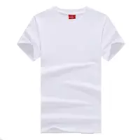 

100% Cotton oem logo custom election campaign 140gsm 160gsm plain white cotton t shirt