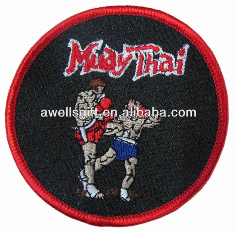 Patch Da Stiro Muay Thai Boxing – Toppa Ricamata Per Vestiti, Borse E Zaini