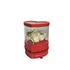 High-grade heart-shaped revolving flower box PVC flower gift box