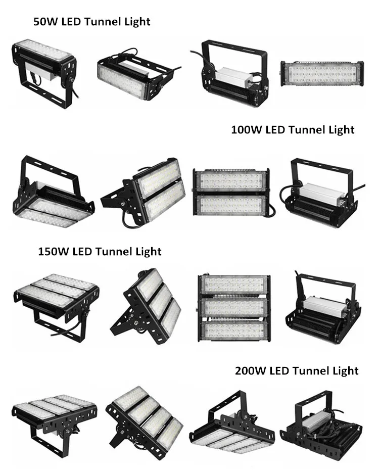 high brightness 150 watt led outdoor flood tunnel led lights