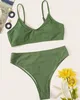 Custom High quality high waist two piece extreme string womens bikini 2019