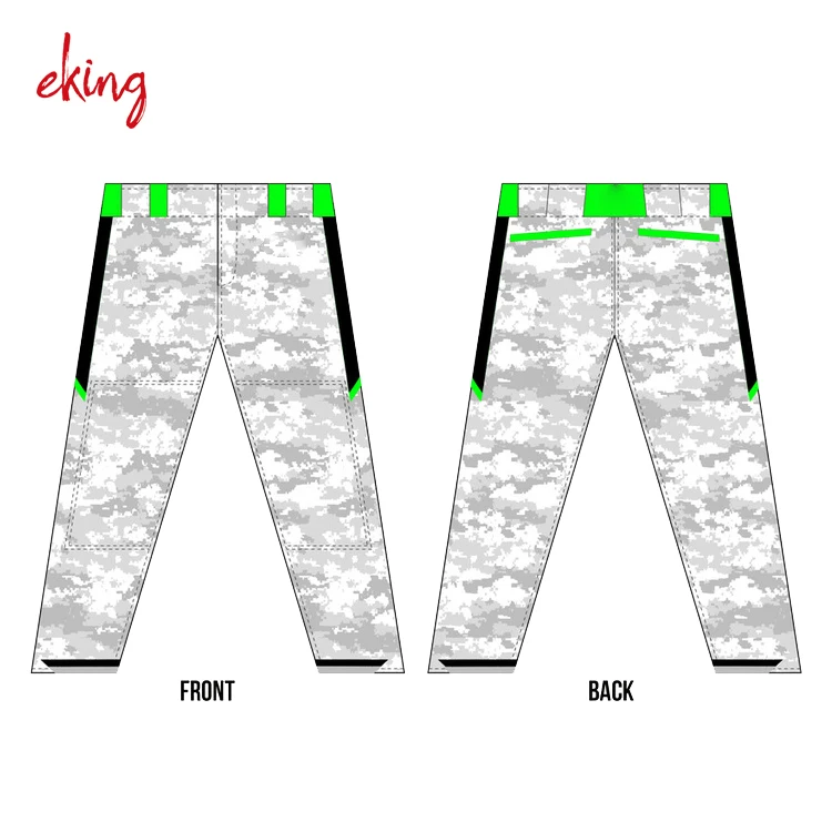 Reflective baseball pants