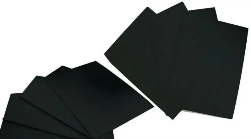 Wood Pulp Black Paper