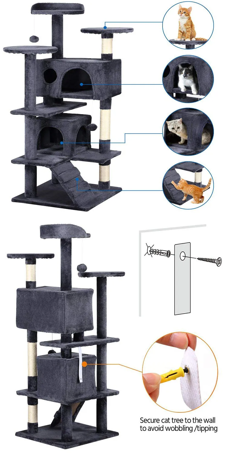 cat scratching sisal post