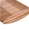 private label unbreakable double sided wooden beard comb