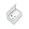 SAIP/SAIPWELL Household Item Two Gang Single Control Switch Electric Waterproof Switch And Socket