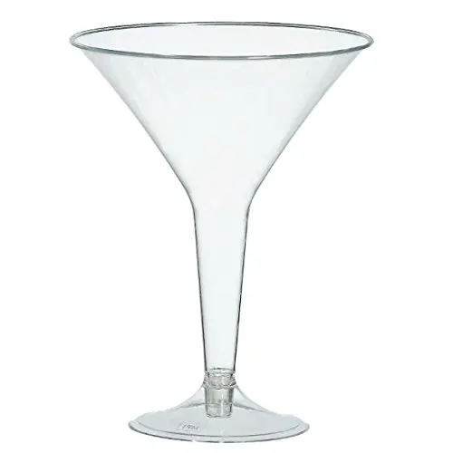 Plastic Martini Glass Vase