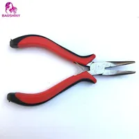 

Red & Black Curve Hair Pliers Remove micro ring hair plier Plier For Hair Extensions