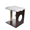 Petstar Low MOQ Customized Soft Fur One Level Cat Scratching Tree