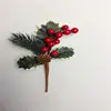 New Design christmas picks Rich Red Artificial Berry Picks For Holiday and home decor