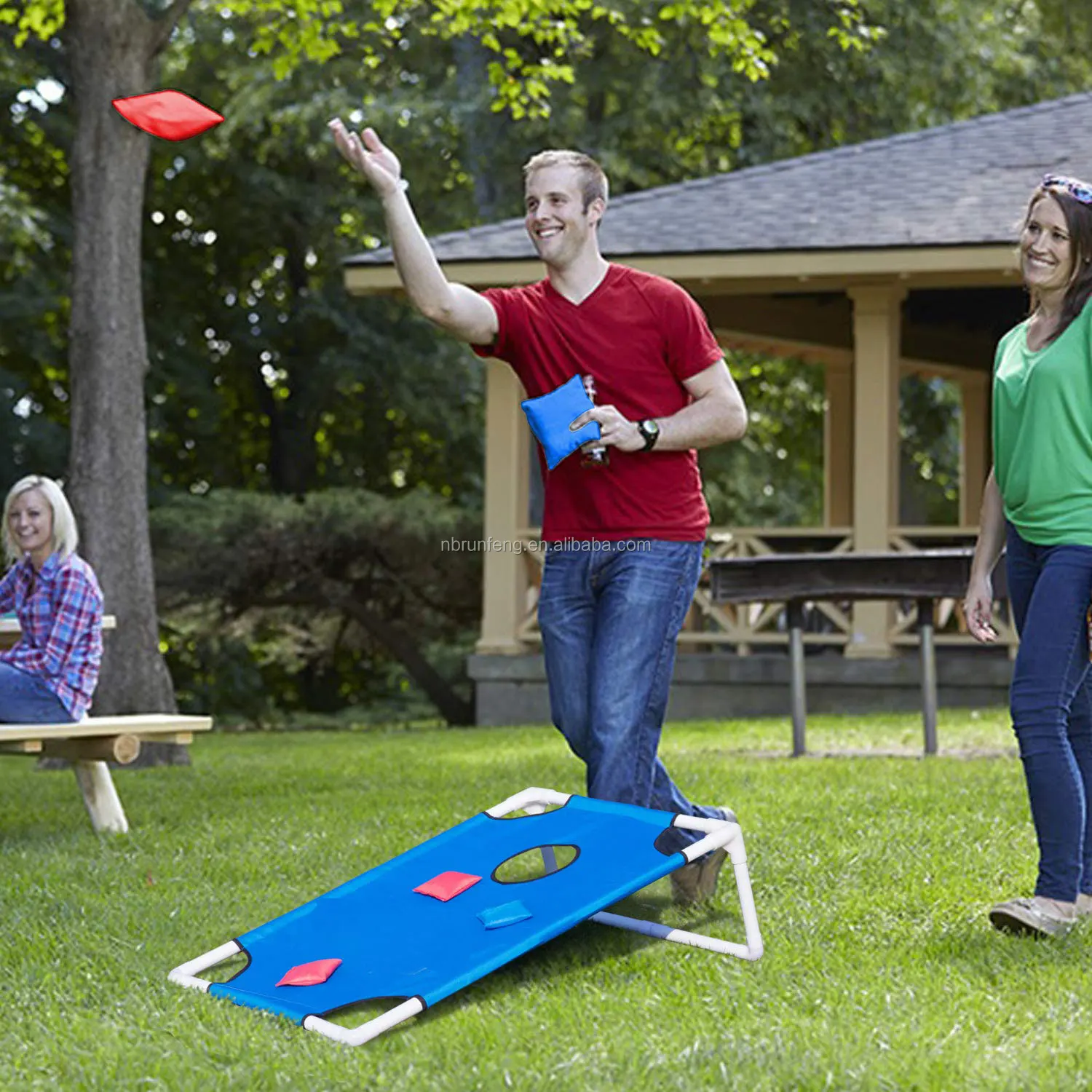 Portable Pvc Framed Cornhole Game Set - Buy Cornhole,Bingo Game Set ...