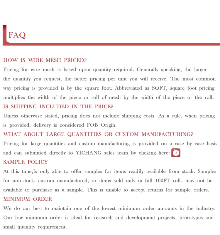 stainless steel wire screen