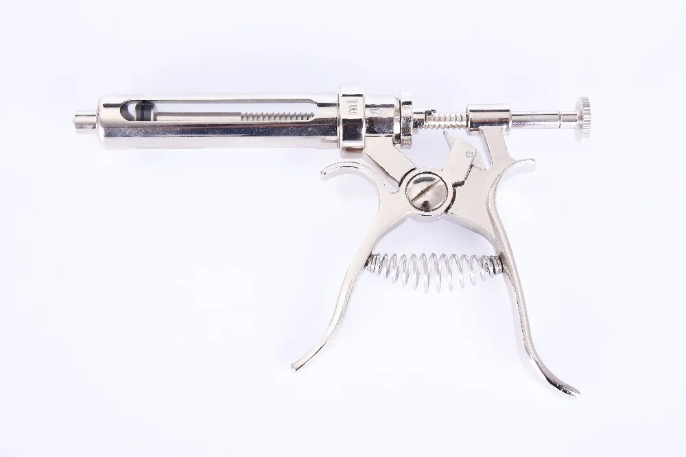 10ml 20ml 30ml 50ml Veterinary Automatic Vaccine Syringe,Metal Syringe