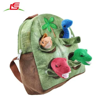 dinosaur plush backpack