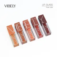 

OEM five colours matte liquid Waterproof and durable private label lip gloss