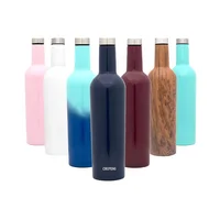 

Stainless Steel Vacuum Flask Insulated Travel Wine Bottle 750ml