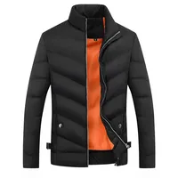 

in stock high quality polyester thicken thermal men parkas latest design winter men's coat