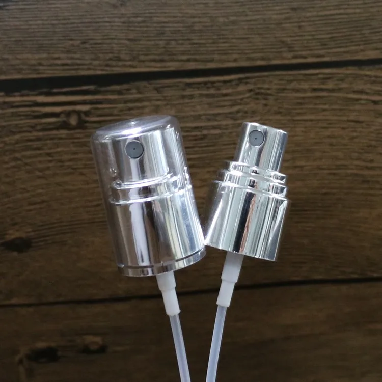 Plastic Uv Coating Shiny Silver Perfume Fine Mist Sprayer Spray Nozzle