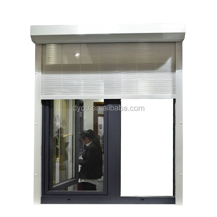 Aluminum Door Window Doors And Windows Yiwa External Louver External Shutter Fold Storm Windows