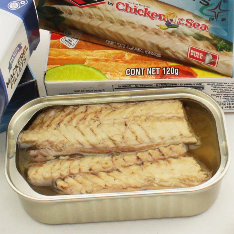2019 Seafood Canned Jack Mackerel In Brine Canned Mackerel In Salt
