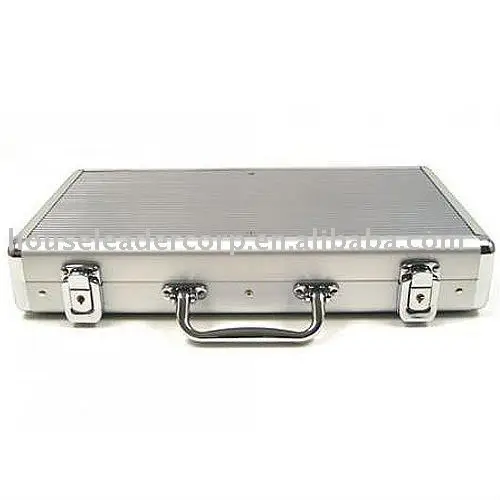 
Premium 300 Silver Poker Aluminum Case 