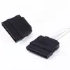 Factory direct supply 18AWG silver plating cable Graphics Harddisk connecting 2in1 sata cable