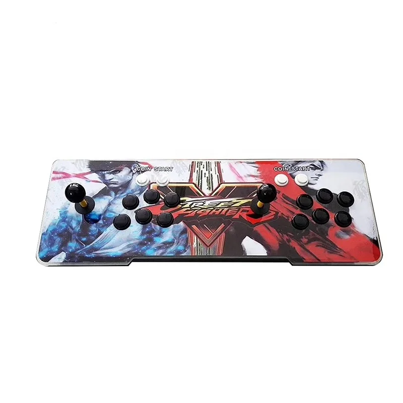 

2018 new arrival pandora game box arcade joystick video game console pandora metal material box 7 3D 2177 game console, Colorful