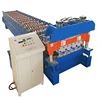 Double deck glazed metal roofing sheet rolling equipment