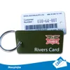 custom plastic key tags key chain with barcode or qr code