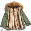 Removable Snow Rabbit Down Inner Biliary Fur Jacket Nick Suit Rack Fur Collar Leather Hat Lady's Leisure Jacket