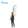 Custom Outdoor Promotional Walking Backpack Flag With Adjustable Shoulder Straps