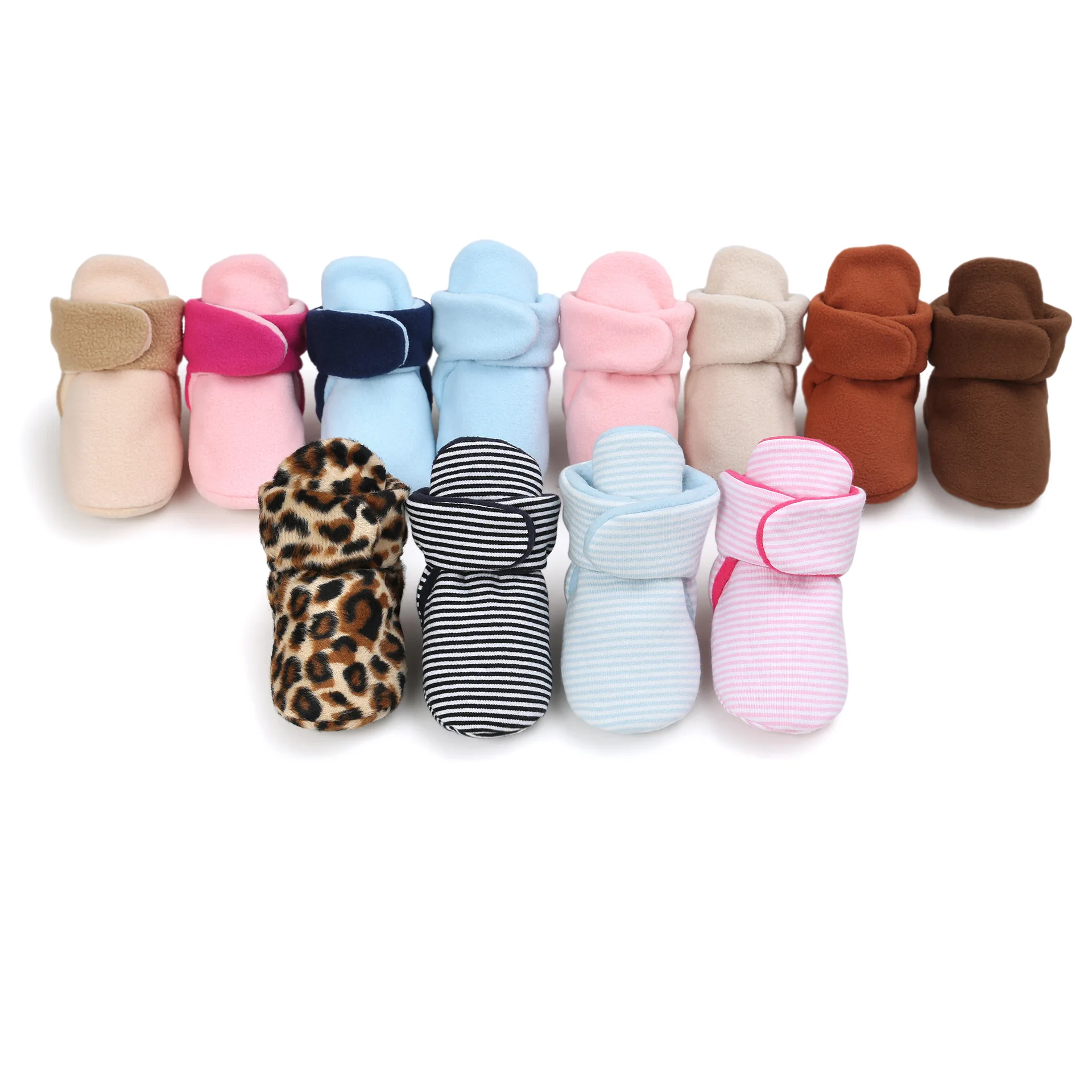 

Infant Baby Girls Anti-slip Rubber First Walking Sock Shoes