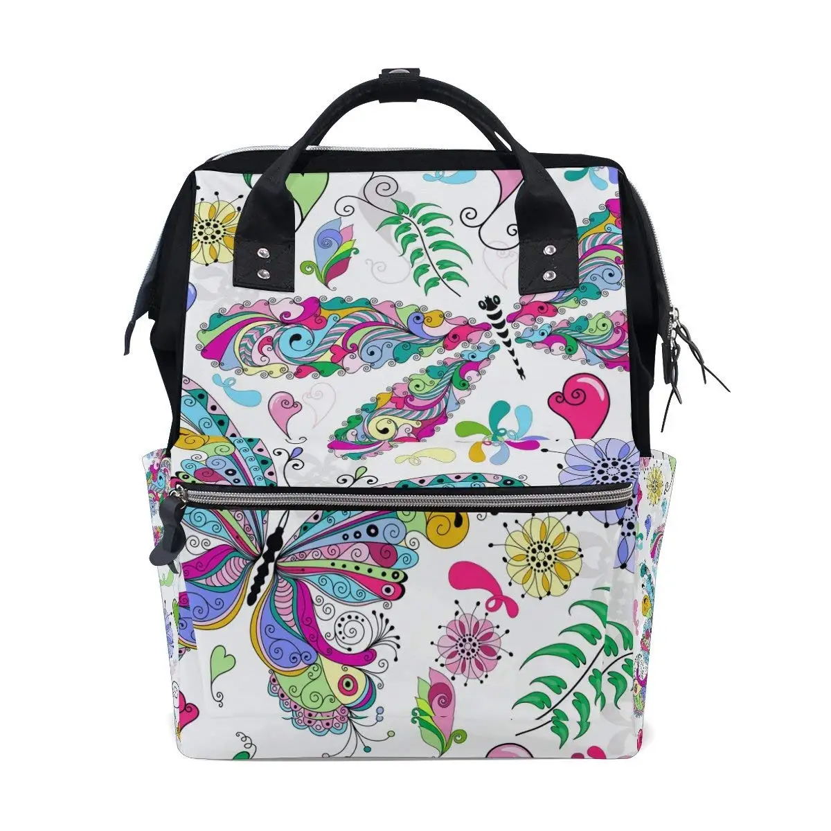 diaper bag backpack floral