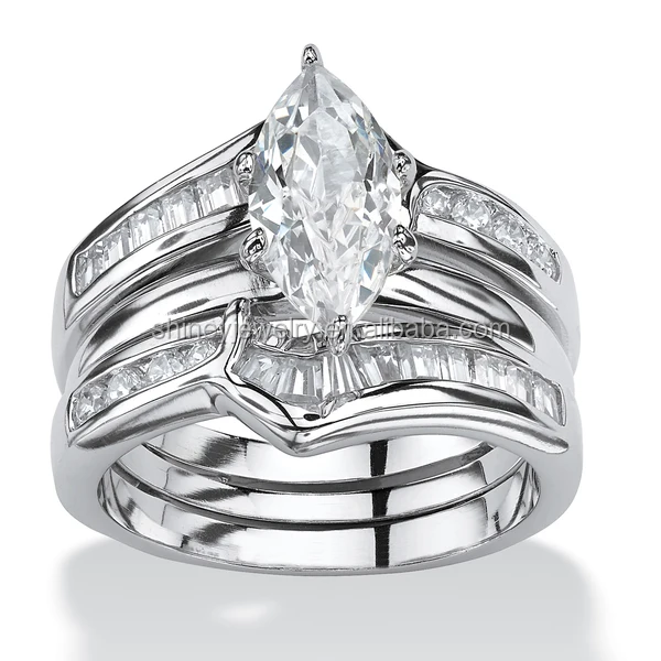 

2CT Forever Brilliant Moissanite Vintage Style Pave cubic zirconia CZ Set Diamond 14k White Gold fashion brass Engagement Ring