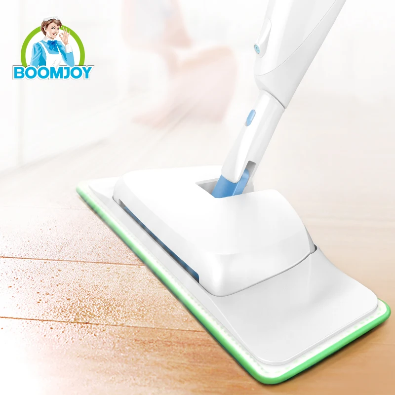 

BOOMJOY P10 3 in 1 best floor cleaning products Manual indoor sweeper online shopping best-seller microfiber spray mop, Blue