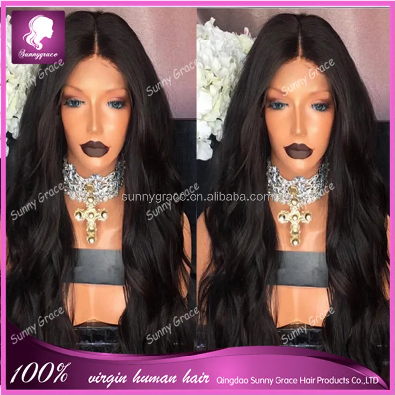 

Best selling hot chinese product full cuticle brazilian virgin hair natural wave full lace front wig, N/a