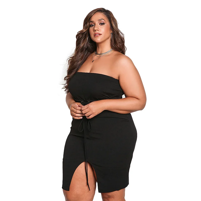 2019 Top Sales Summer Casual Sexy Sleeveless Plus Size  Dress &Skirts for Women