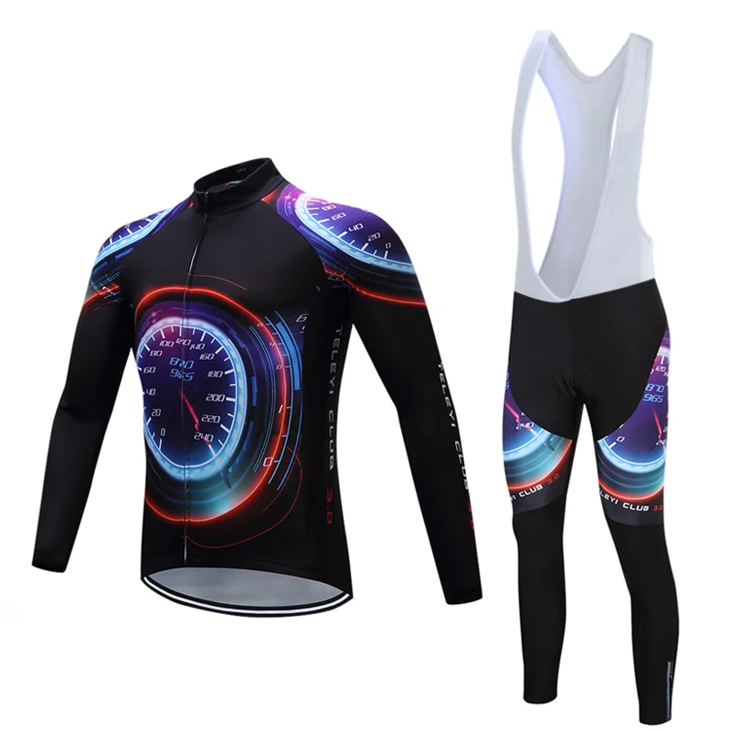 

Tour de France Team Bicycle Clothing Winter Thermal Fleece Cycling Pants Set for Winter Outdoor Cycling Wear, Any colors