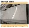 Cultured marble shower panel