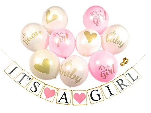 it's a baby girl balloon