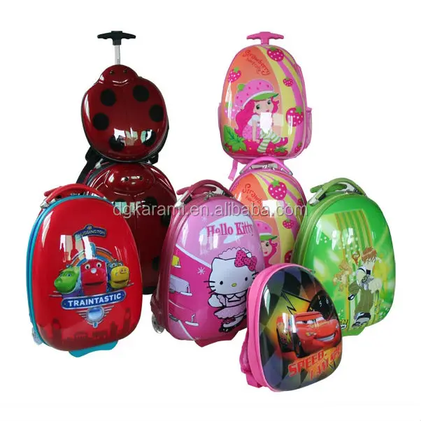 2014 good new PC ABS Children Travel Luggage Trolley Bags