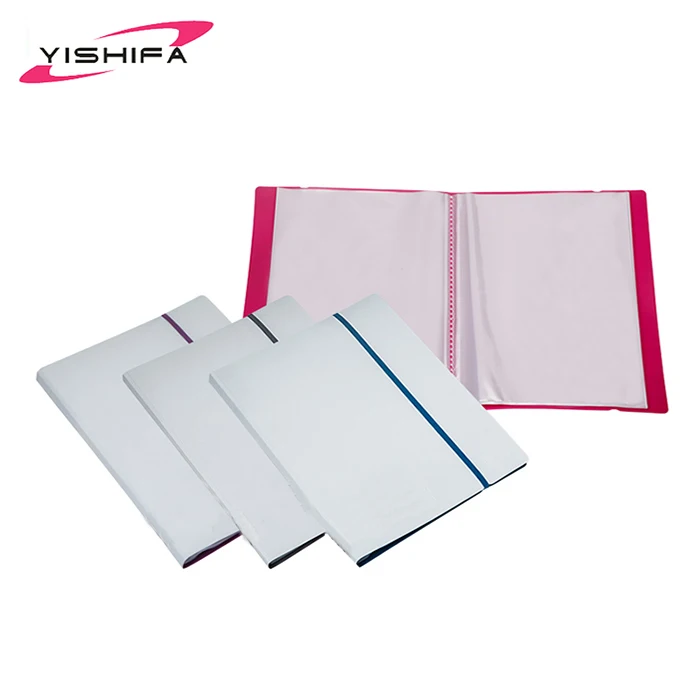 Plastic Material Clear Book File A4 Display Book With High Quality