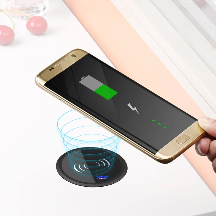 Table Wireless Charger Built In Restaurant Desk Office Bar Wireless