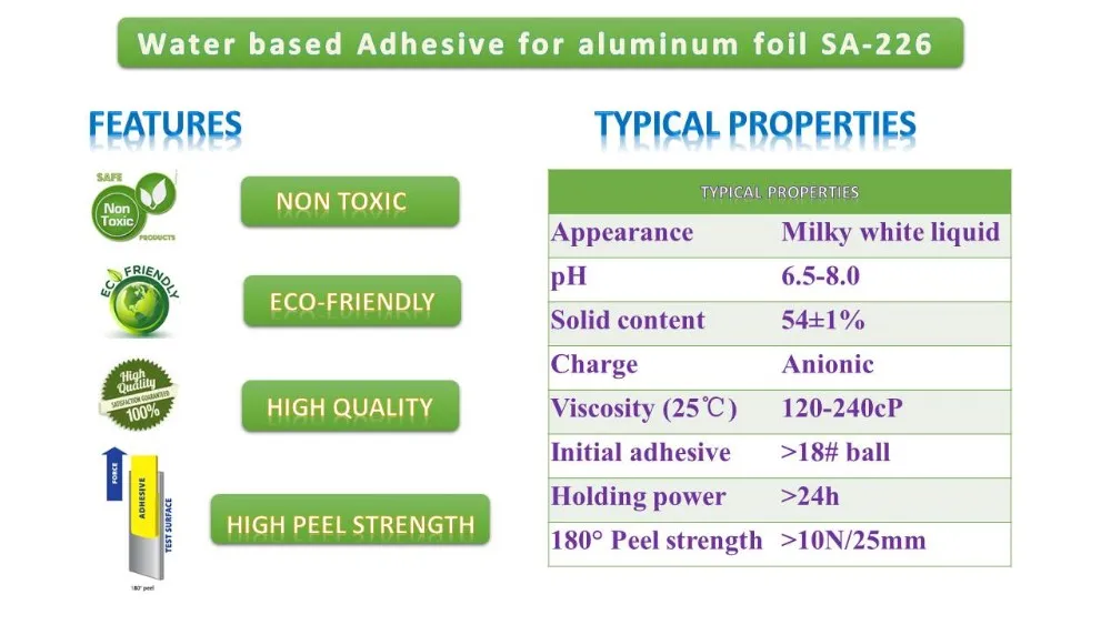 (sa226) Liquid Water Based Adhesive For Aluminum Foil Buy Liquid