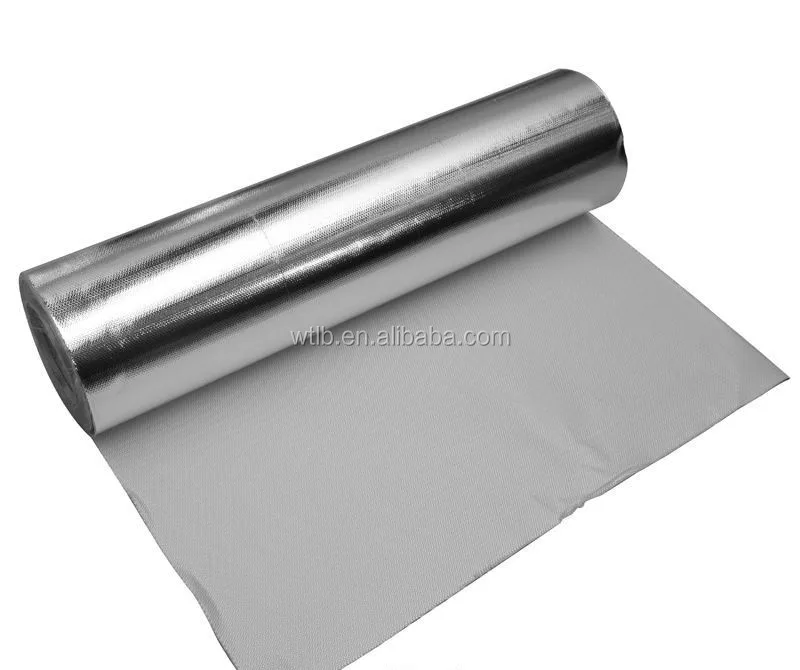 
aluminum foil fiberglass 430g /reflective aluminum fabric 3732 