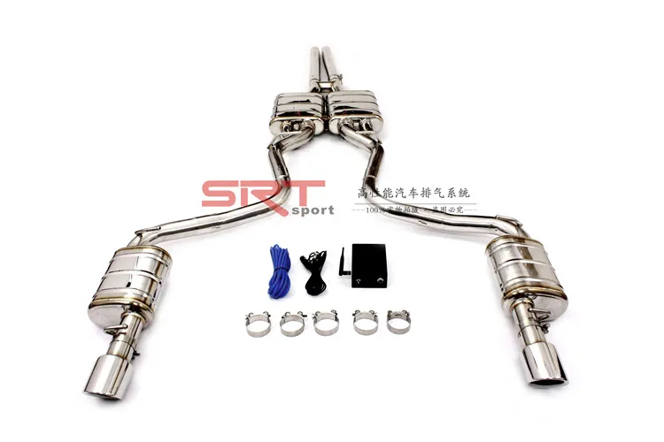 Flexible Exhaust Pipe For Chrysler 300c Car Exhaus Catback With Quad