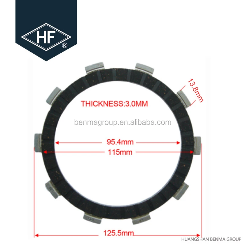 Brand Motorcycle Clutch Plate For India Two Wheeler Bajaj Pulsar Ug4